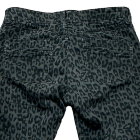 Democracy AB Technology Comfortable Elastic Waistband Animal Print Pants Stretch - Picture 4 of 8
